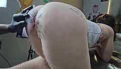 Damn My Naughty Brazilian Wife Trades Anal For Tattoo With Artist In Studio!