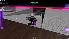 Big cock pounds random babes in wild Roblox condo game action