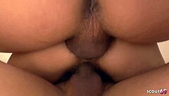 Anal and dp creampie in threesome for japanese teen 18+!