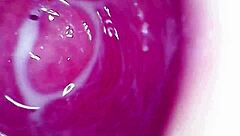 Oh Wow, Camera Deep Inside Wet Pussy Captures Intense Female Orgasm!