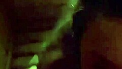 Monika Fox gives amazing blowjob on big tits in steamy sauna session