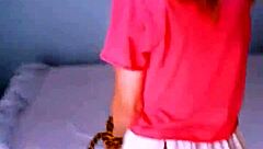 Oh wow, this cute argentinian teen bonneyuwu gets tied up and forced into wild homemade sex on the bed!