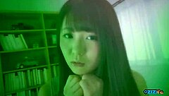 i love how this horny asian teen 18+ strokes my cock until i cum in her mouth