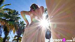 Why Not Watch Hot Lindsay Marie Posing In Lingerie Before Big Ass Sexy Babe Posed Naked?