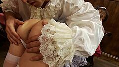 lucy love encounters a ripped stud for intense fucking