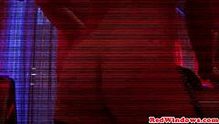 amsterdam prostitute gets a nice cum shower after her session