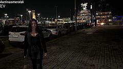 fucking my long cock tinder date with squirting orgasm and deepthroat action - martina smeraldi and yeri blue