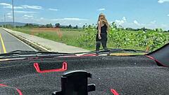 gas or ass full video on sheer with curvy midget escort in see-through lingerie outdoors