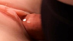 Its a nice squirt of semen from double penetration with fuck doll.