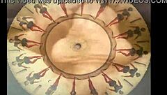 Vintage art with retro antique style