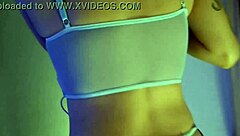 Teen Babe Teases In Lingerie And Plays With Toys