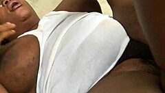 check out my chubby slut showing off huge tits and fat ass outside to lure the neighbor for bbc action!