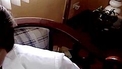 Newlywed Gives First Blowjobs To Husband's Friends In Cuckold Scene