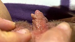 Is this big clitoris reaching orgasm?