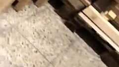 Piss and Mini Wank at DIY Store Outdoors