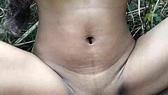 Hot Indian College Girlfriend Fucked in Jungle