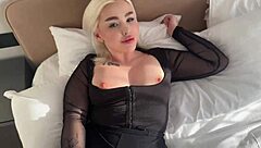 Blonde Babe With Tight Ass Takes Huge Cock Deep In Anal Creampie Action