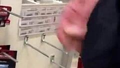 Piss and Mini Wank at DIY Store Outdoors