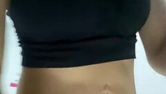 Risky slut masturbates in the gym shower fingering her wet pussy outdoors in public pov