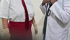 Hey, watch this intense scene where an Indian doctor takes control of a student patient in the hospital for a wild girlfriend-style encounter