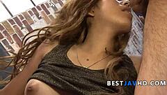 Awesome Japanese milf Sakura Kiryu delivers a tough creampie with her tight nasty butt in an uncensored JAV session