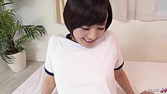 Petite Japanese Teen Seduce to Uncensored Creampie Defloration Sex by Teacher