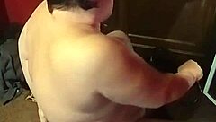 big ass milf rides dildo on chair to intense orgasm with toys