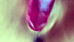 tight little pussy testing out that big dildo 😏