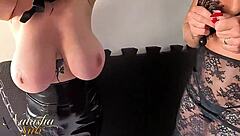 hardcore domination with handcuffs ropes nipple clamps and screams everywhere