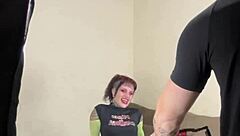 Excitement builds in backstage fuck with Carmona pounding tight ass