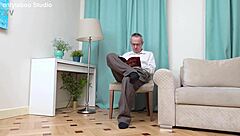 Old Man Fucks Flexi Teen Anal