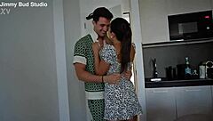 Latina college girl demands her first time rough with condom including choking face fucking rimjob and creampie domination in bdsm style