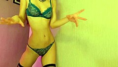 Russian Model Dances Boldly