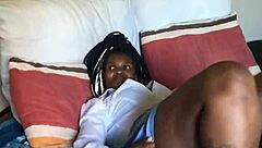 Horny Guy Taps Curvy Ebony Babe's Big Ass In Full-Length Feature On Xred