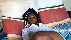 Horny Guy Taps Curvy Ebony Babe's Big Ass In Full-Length Feature On Xred