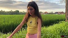 oh my god! cute teen 18+ learns to ride bike then strangers hard cock ends in creampie!