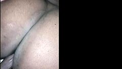 I took this big booty dark skin chick on a date then she bounced on my dick until I came inside her.