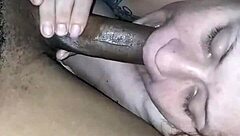 What if she sucks that massive black cock eagerly?