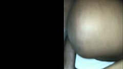 I took this big booty dark skin chick on a date then she bounced on my dick until I came inside her.