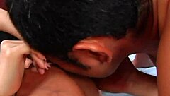 in a bustling japanese office, the petite brunette amateur smokes seductively while her hairy pussy gets intensely licked and fucked missionary until a hardcore cumshot erupts