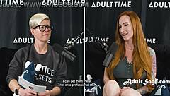 We sat down for a casual chat with adorable redhead pornstar Sophia Locke during her interview