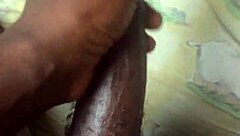 Bbc Masturbating With Monster Big Black Cock In Solo Action