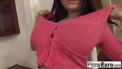 Sophie dee dives into intense interracial fucking with blowjob and cumshot action