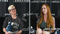 We sat down for a casual chat with adorable redhead pornstar Sophia Locke during her interview