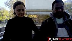 sexy tina kay does ferris wheel foreplay with jax slayher before riding his big cock in intense interracial sex