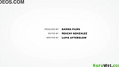 Victor ray danae mari busty brunette gives wet handjob in nuru massage