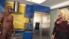 How does one hung dude fuck busty Alura Jenson and Alisha Adams?