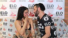 shaketi babe appears in the preview of the spicy room during colombian casting interview