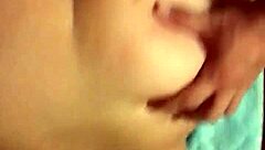 Petite babe with small tits takes huge cock in anal pov sex