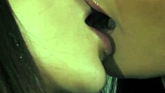 sexy teen girls share erotic kissing in intimate lesbian moments